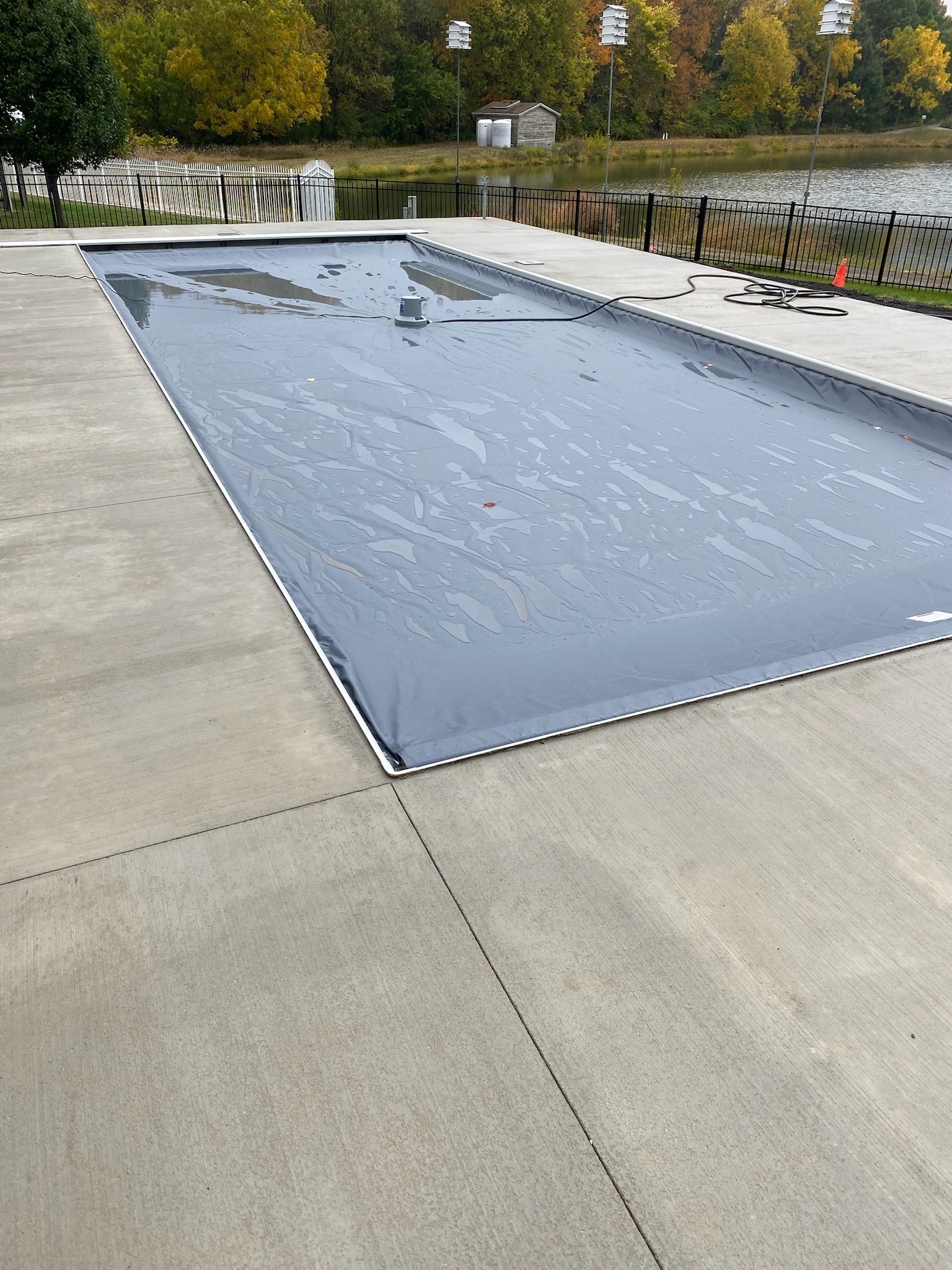 Pool Cover Repair on Inground Pool